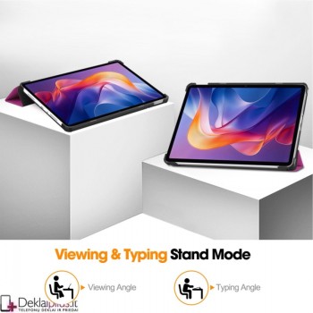 Dirbtinės odos atverčiamas dėklas - violetinis (Xiaomi Redmi Pad 2(11) Dirbtinės odos atverčiamas dėklas - violetinis (Xiaomi Redmi Pad 2(11)